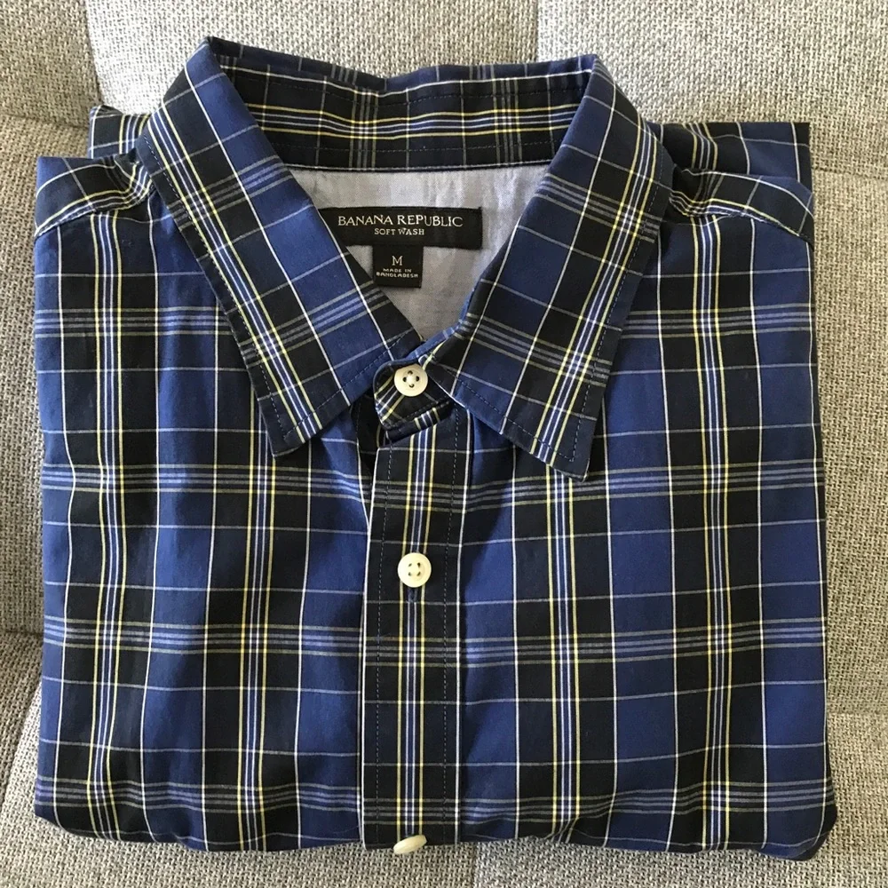 Men's Banana Republic Long Sleeve Button down Shirt M
